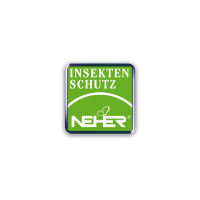 Gruenes Neher Logo mit weisser Aufschrift Insektenschutz